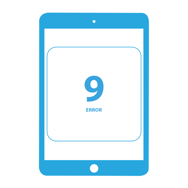 Ремонт ошибки 9 iPad Mini 3