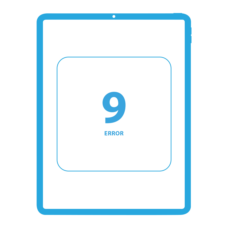 Ремонт помилки 9 iPad Pro 12.9 2018