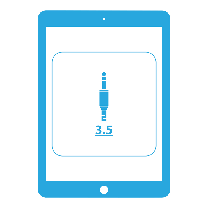 Шлейф з аудіо роз’ємом (роз’єм для навушників) iPad 5 9.7″ 2017