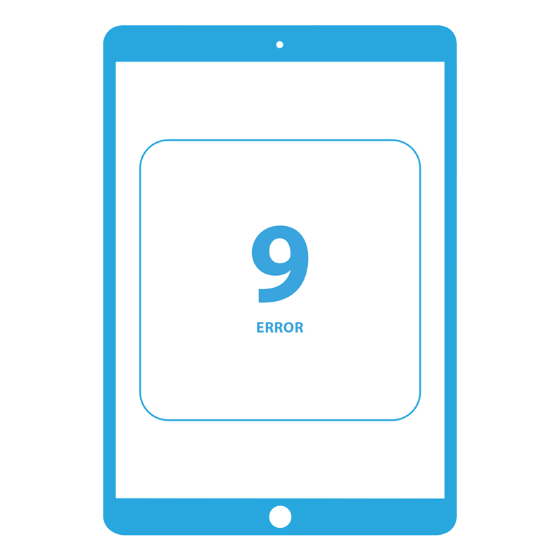 Ремонт ошибки 9 iPad Air 3 10.5″ 2019