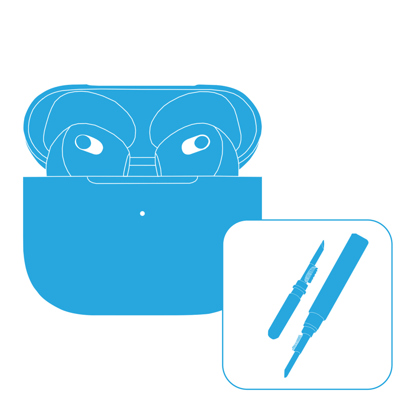 Чистка навушників Apple AirPods 3