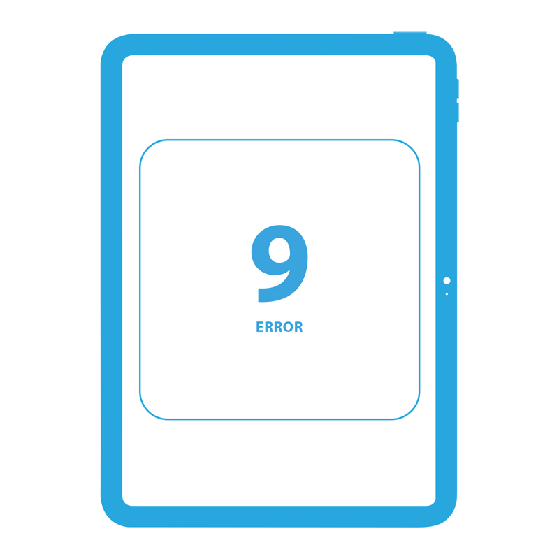Ремонт ошибки 9 iPad 10 10.9″ 2022
