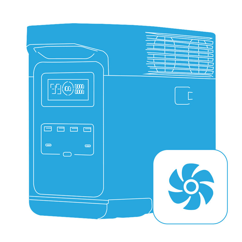 Ремонт ланцюга керування охолодженням EcoFlow DELTA 2 (ZMR330-EU)