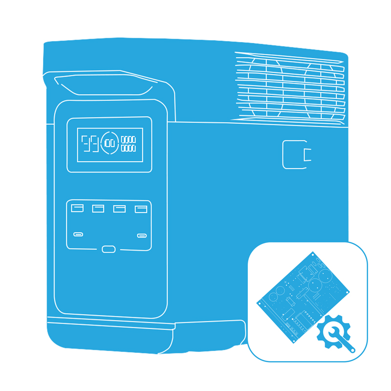 Ремонт платы управления EcoFlow DELTA 2 (ZMR330-EU)