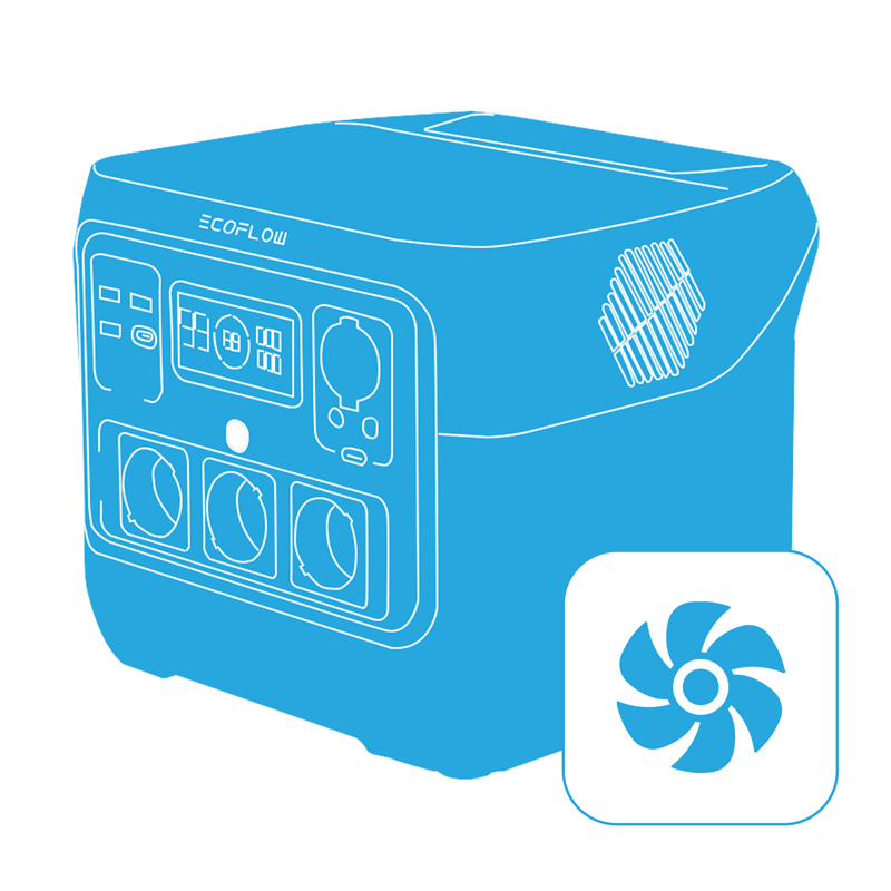 Ремонт цепи управления охлаждением EcoFlow RIVER 2 Pro