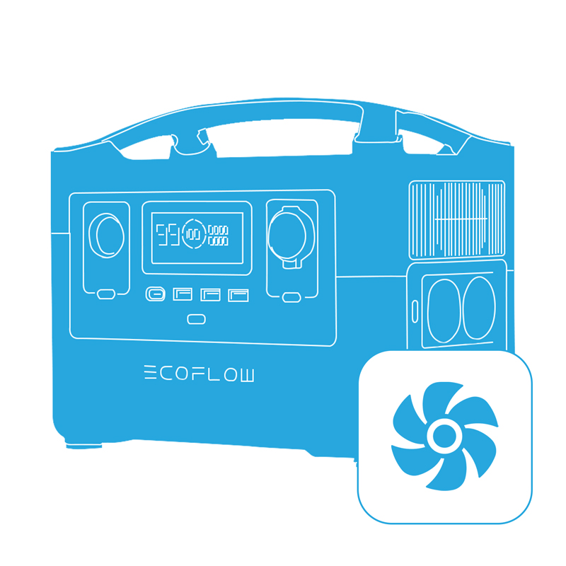 Ремонт цепи управления охлаждением EcoFlow River Pro (EFRIVER600PRO-EU)