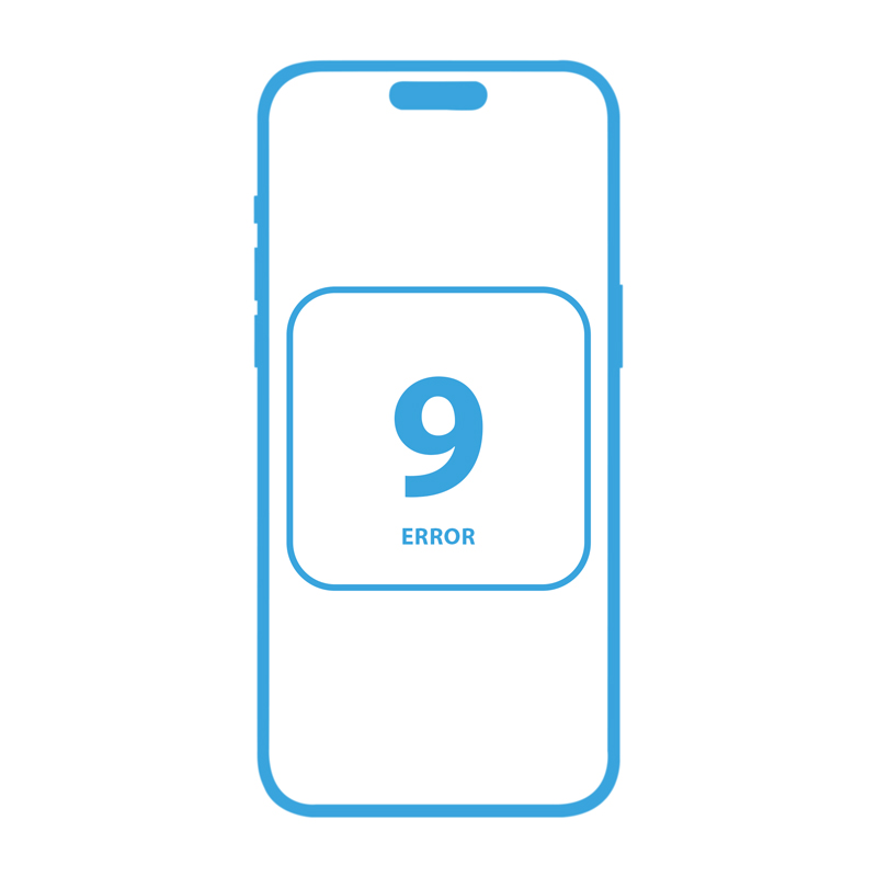 Ремонт ошибки 9 iPhone 16 Pro